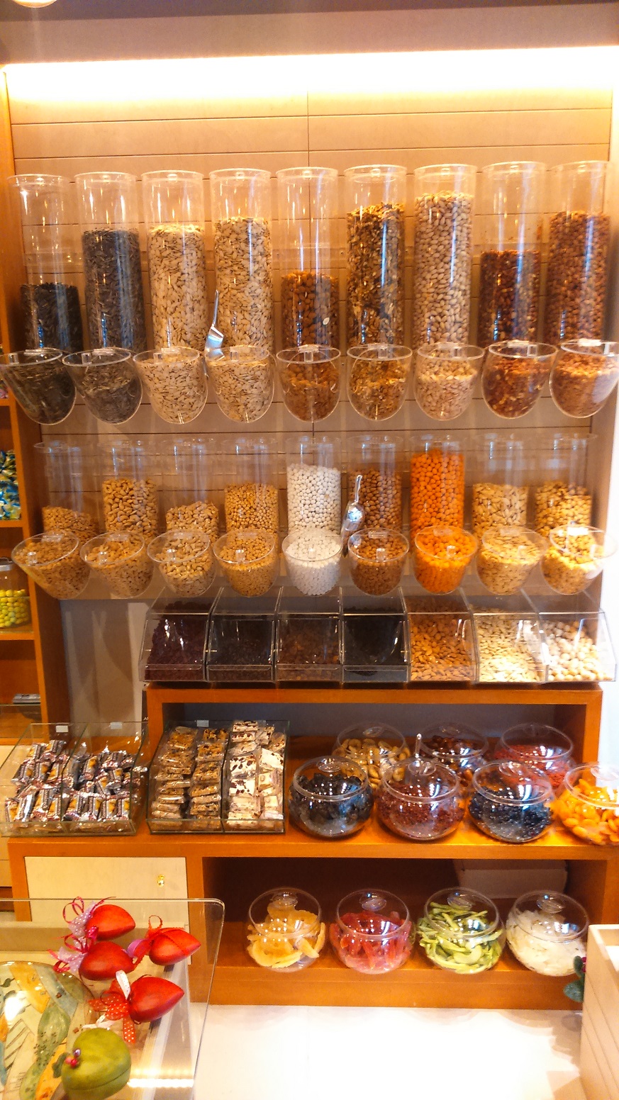 Βιτρίνες Ξηρών καρπών