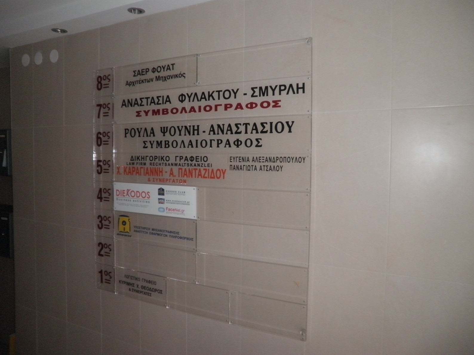 Πινακίδες εισόδου